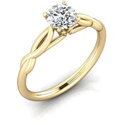 Verlobungsring VR27 585er Gelbgold - 7645