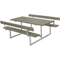 Plus Kombimöbel Basic 177 x 184 x 73 cm mit 2 Rückenlehnen, graubraun