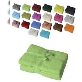 EXKLUSIV HEIMTEXTIL Saunatuchset 2-tlg. Apfelgrün