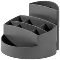 HAN RONDO KARMA öko-grau 100% Recyclingmaterial 9 Fächer 14,0