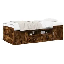 vidaXL Tagesbett 90 x 190 cm braun