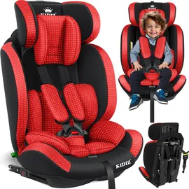 Kidiz KIDIZ® Autokindersitz Triangle Premium Kindersitz Kinderautositz Autositz Sitzschale 9 kg - 36 kg 1-12 Jahre Gruppe 1/2/3 universal zugelassen nach ECE R129/03 mit Isofix