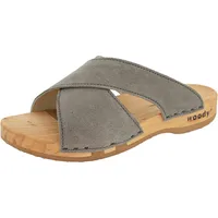 woody Damen Mila Clog Pantolette, Sand, 42 EU