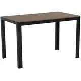 Gardissimo Alma Gartentisch 120 x 70 x 75 cm Anthrazit/Grau