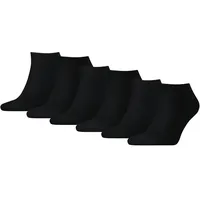 TOMMY HILFIGER Herren Sneaker Socken, 6er Pack - TH, Baumwolle, Uni, 39-49 Schwarz 39-42