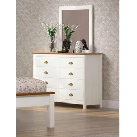 Möbilia Salgen 125 x 85 x 41 cm Braun/Weiß