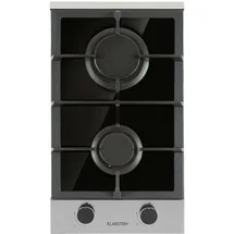 Klarstein Alchemist Domino Gaskochfeld 2-flammig Glaskeramik