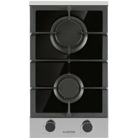 Klarstein Alchemist Domino Gaskochfeld 2-flammig Glaskeramik