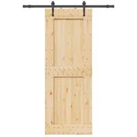 vidaXL Narvik rechts 85 x 210 cm Braun/Schwarz