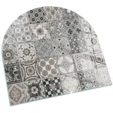 Tulup Glasbodenplatte 100 x 100 x 0,4 cm Schwarz