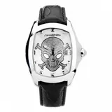 CHRONOTECH Herren Analog Quarz Uhr mit Leder Armband CT.7896M/104