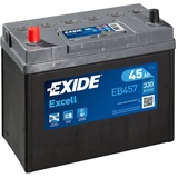 Exide EB457 Excell 12V 45Ah 330A Autobatterie