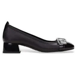 Hispanitas für Damen. HI243670 Schwarze Freizeit-Loafer aus Leder (38), Wohnung, Keine, Lässig