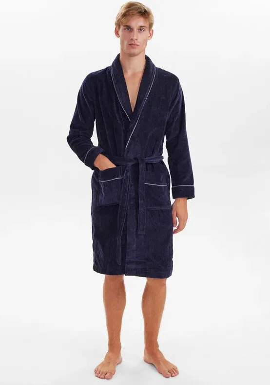 JBS Bademantel Blau 2XL
