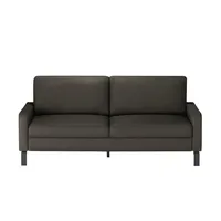 Max Schelling Ledersofa mit Winkelfüßen Maximum , braun , Maße (cm): B: 184 H: 86 T: 97.0