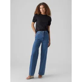 Vero Moda Vmkerry 2/4 O-NECK TOP VMA Noos Shirt, schwarz, XS EU