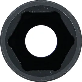 BGS Kraft-Steckschlüssel-Einsatz Sechskant, tief 7221, Antrieb Innenvierkant 12,5 mm (1/2"), SW 21 mm