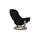 Stressless Relaxsessel Leder 75 x 100 x 73 cm Schwarz mit Hocker