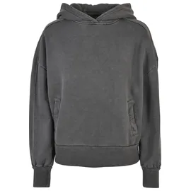URBAN CLASSICS Heavy Terry Garment Dye Kapuzenpullover Dark Shadow XS