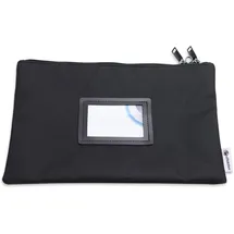 effektivo Banktasche 29 x 19 cm Schwarz
