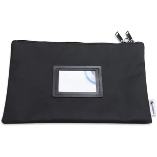 effektivo Banktasche 29 x 19 cm Schwarz