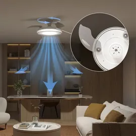 Philips Bliss Deckenventilator mit Beleuchtung 106 cm Weiß