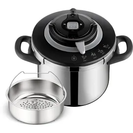 Tefal Clipso CHEF 8 l Edelstahl schwarz