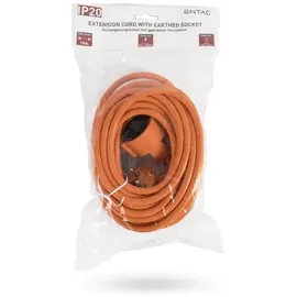 ENTAC Verlängerungskabel 10m orange IP20