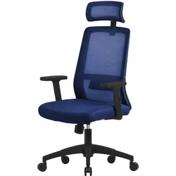 Bürostuhl Chefsessel Ergonomisch Navy Drehstuhl Schreibtischstuhl Computerstuhl