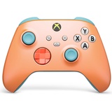 Microsoft Xbox One Controller Schwarz, Blau, USB Gamepad Analog / Digital