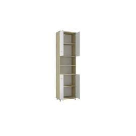 Möbel Kraft Nehmitzsee Hochschrank 51 x 192,5 x 32 cm Mehrfarbig Hochglänzend