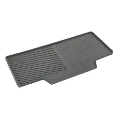 WENKO Abtropfmatte Neli, 40 x 20 54699100 , Farbe: grau
