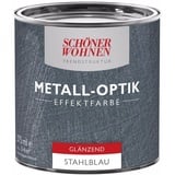 SCHÖNER WOHNEN Metall-Optik Stahlblau 375 ml