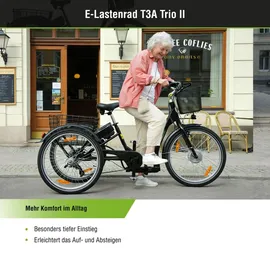 Sachsenrad T3A Trio II 40 cm 24 Zoll Unisex schwarz