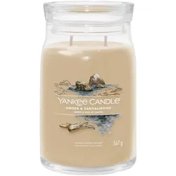 Yankee Candle Duftkerze Signature Large Jar Amber&Sandalwood