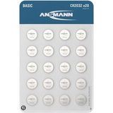 Ansmann Knopfzelle CR 2032 3V 20 St. 240 mAh Lithium