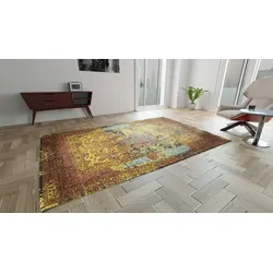 Morgenland Vintage Teppich - Manhattan - gold - 200 x 150 cm - rechteckig