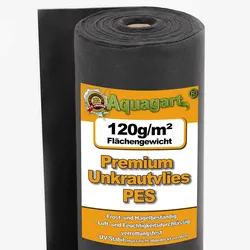 25m2 Gartenvlies Unkrautvlies Mulchvlies Bodengewebe Geotexilvlies 120g 1m breit