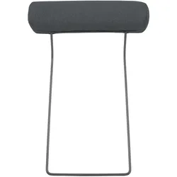 Kopfstütze HOME AFFAIRE "Arellano", grau (anthrazit), B:55cm H:75cm T:22cm, 100% Polyester, Polsterauflagen, ideale Ergänzung zum Sofa, Webstoff fein