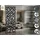 prestige home living outdoor Dekoratives Metallpaneel Metallsichtschutzwand ca. 150 x 50 cm - Schwarz Roma