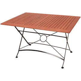 Garden Pleasure Gartenmöbel-Set 02 Triest 5-teilig Weiß-Braun FSC®