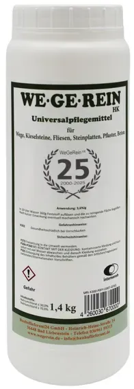 Steinreiniger WE-GE-Rein, Wegerein HK 1,4 kg Universalpflegemittel und Steinreiniger