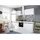 OPTIFIT Oberschrank 100 x 57,6 x 34,6 cm Luca932 Weiß Anthrazit