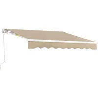 [en.casa] Gelenkarmmarkise Bitonto 300 x 250 cm beige