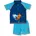 2tlg Badeoutfit Blau 110/116