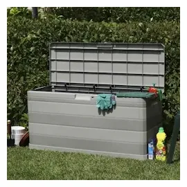 vidaXL Gartenbox Grau 117×45×56 cm