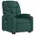 vidaXL Massagesessel mit Aufstehhilfe Stoff 146 x 78 x 0 cm Dunkelgrün elektrisch