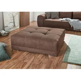 Jockenhöfer Hocker Moldau XXL 120 x 39 x 120 cm Braun