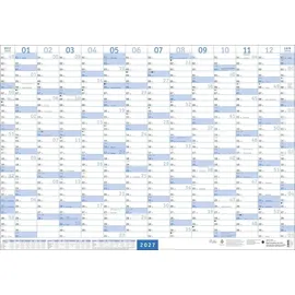 Heye Mega-Posterplaner blau 2027