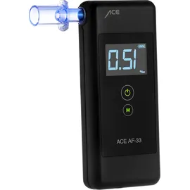 ACE AF-33 Alkoholtester 0.00 bis 5.00 ‰ inkl. Display dunkelgrau